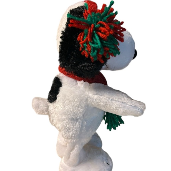 Peanuts x DanDee Snoopy Christmas Winter Animated Plush 2014 Collectible NWT - Picture 2 of 7